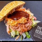 American Styled Barbecue Pulled Pork Burger