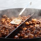 Naturchampignons im Rieslingsud