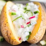 Ofenkartoffel mit Kräuterquark (Immer an Aktionstagen zum Vorbestellen)